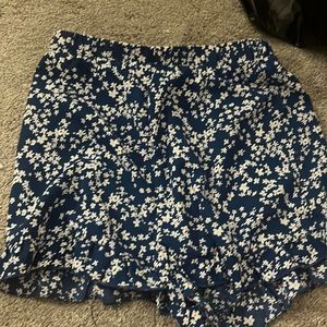 Shirt shorts floral summer cute